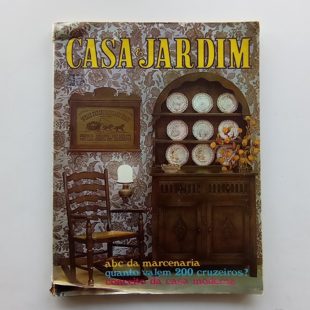 Revista Casa & Jardim nº 196 - Maio/1969 - Arquitetura / Decoração / Marcenaria / Paisagismo