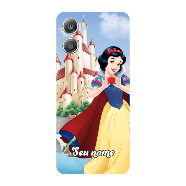 Capinha para Moto G06 Anti Impacto Personalizada - Branca de Neve com nome em Oferta na Shopee