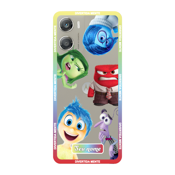 Capinha para Moto G06 Anti Impacto Personalizada - Divertidamente - Divertida Mente com nome