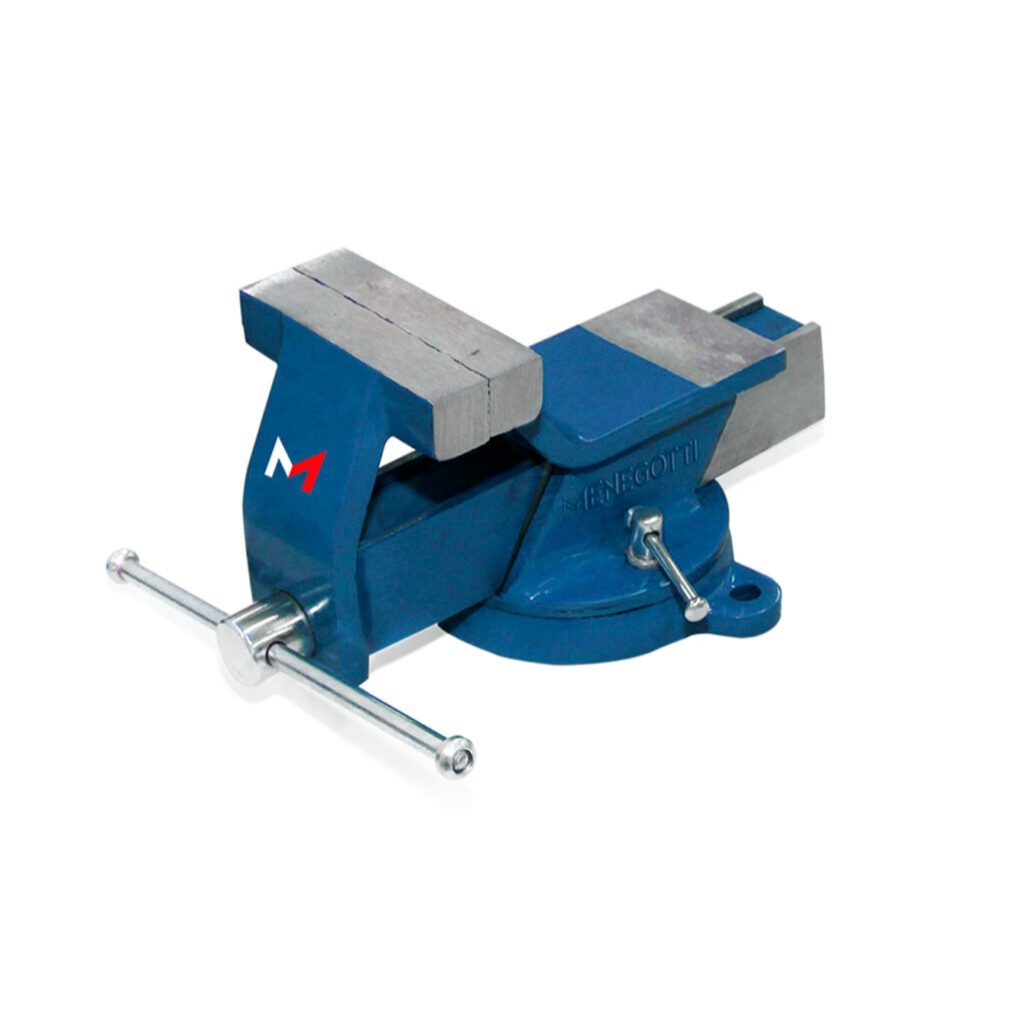 Torno Morsa de Bancada C/ Bigorna Menegotti em Oferta na Shopee