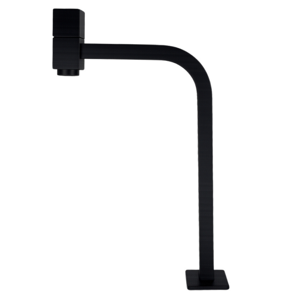 Torneira Alta 1/4 Volta Preta Fosca Luxo 90° Mesa Banheiro Lavabo Lavatorio em Oferta na Shopee