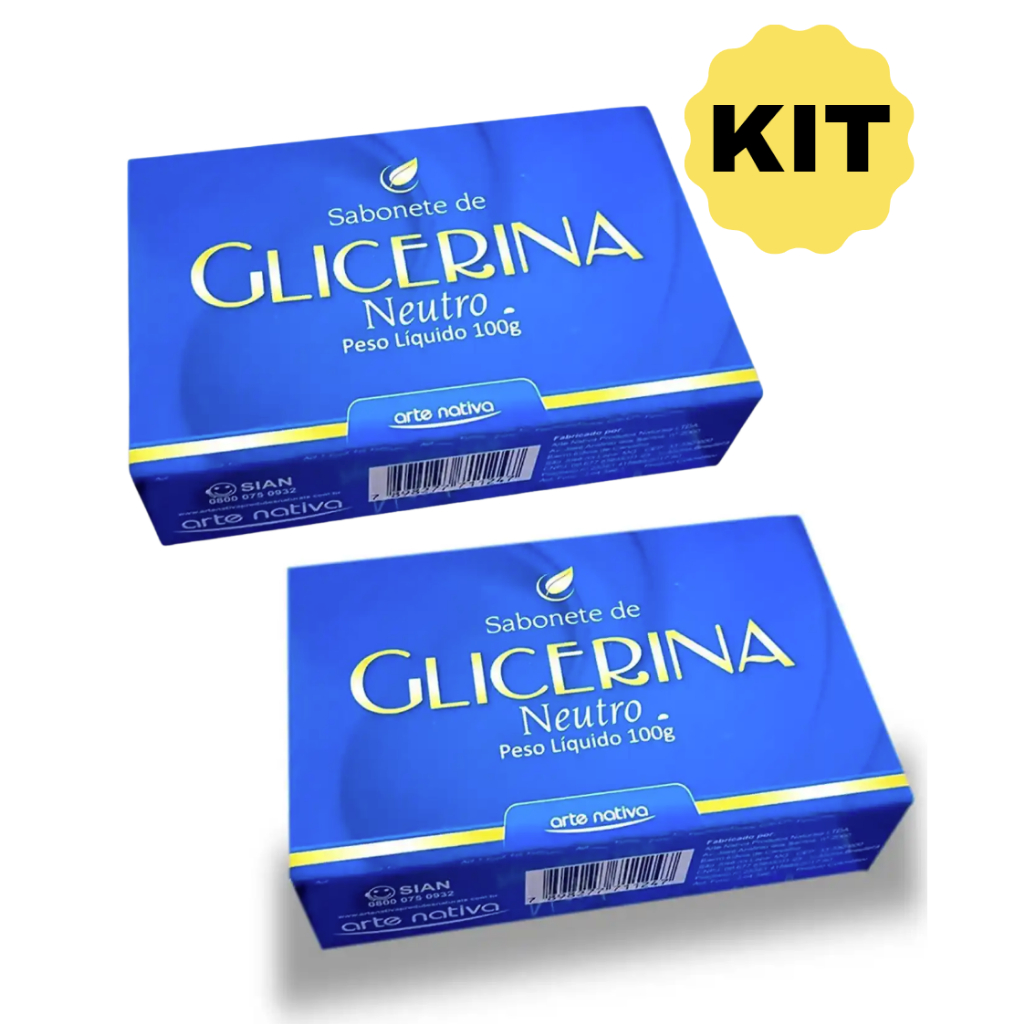 Sabonetes de Glicerina em Barra 100g - Arte Nativa