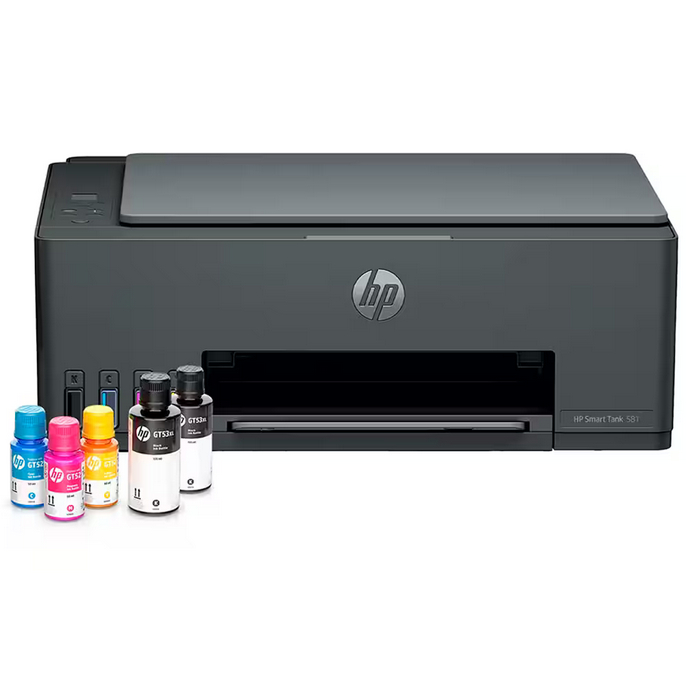 Impressora Multifuncional HP Smart Tank 581 Tanque de Tinta (4A8D5A), Colorida, Wi-Fi, Conexão USB, Bivolt, 4A8D5A, HP