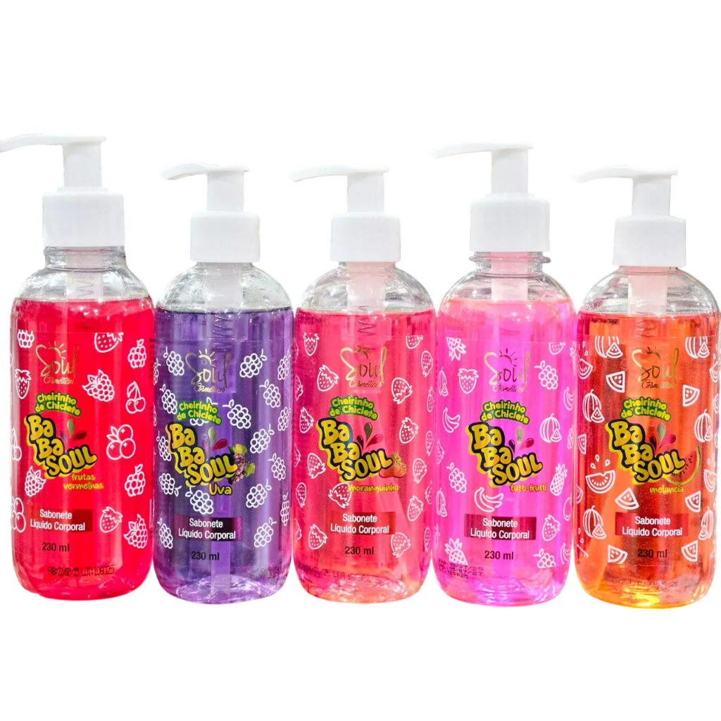 Sabonete Liquido Corporal Babasoul Soul Cosméticos  230 ml