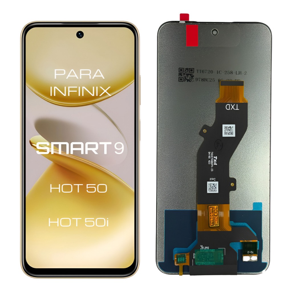 Tela Frontal Lcd Touch Para Infinix Smart 9 X6532 Hot 50i Sem Aro em Oferta na Shopee