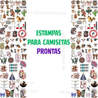 DTF Textil Impressão Country Adesivo Termocolante  Estampa Para Camisetas e Qualquer Tecido Estampas Ja Prontas em Oferta na Shopee