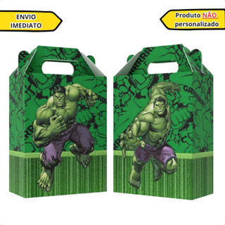Lembrancinha Hulk Maletinha Aniversario Festa infantil PEGUE E MONTE em Oferta na Shopee