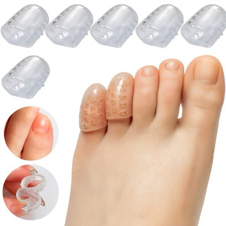 Dedeiras Silicone Kit 5 ou 10 Pares Protetor Calo Unha Encravada Para Dedo Dos Pés