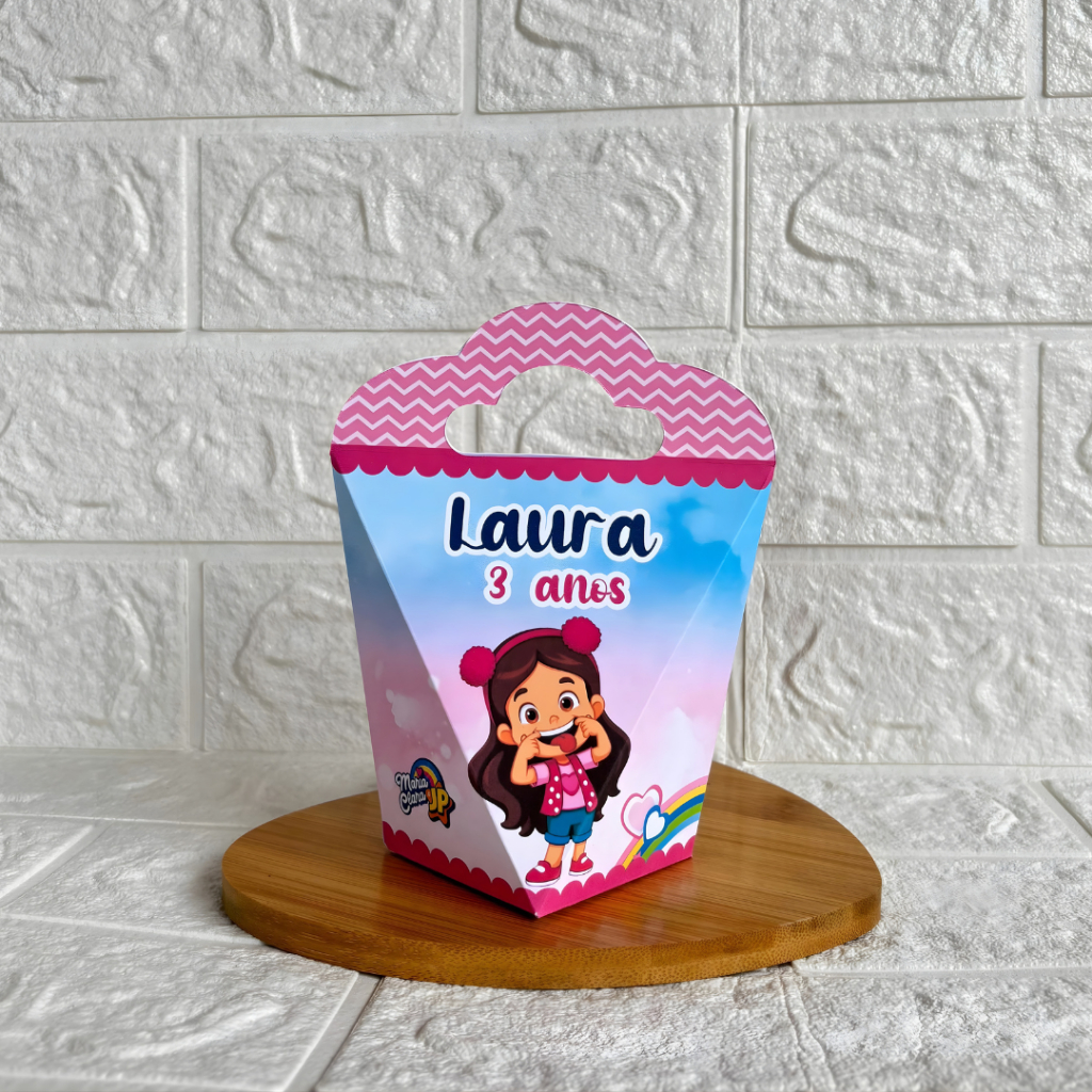 PEGUE E MONTE - Caixinha Coração Triangulove personalizada Maria Clara e JP -  Lembrancinhas -  Festa de Aniversário