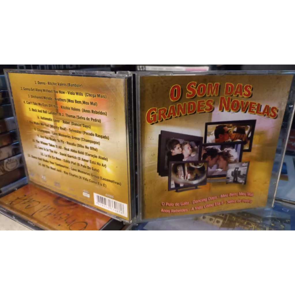 CD O Som das Grandes Novelas- O pulo do gato Dancing Days meu bem meu mal anos rebeldes selva de pedra locomotivas olho