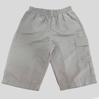 Bermuda Infantil Cargo Leve Tactel 1 Bolso Menino