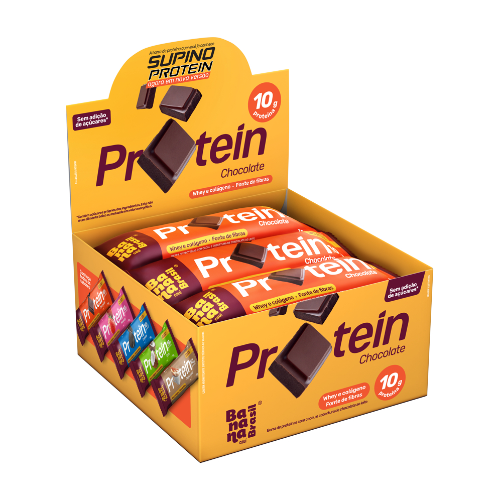Barra de Proteínas Chocolate Banana Brasil - Comprar com Melhor Preço em Lanches