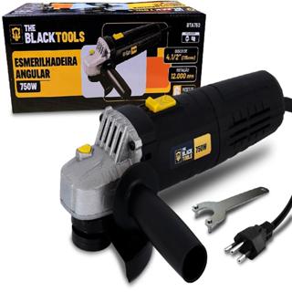 Esmerilhadeira Lixadeira Angular Profissional 4.1/2 750w The Black Tools em Oferta na Shopee