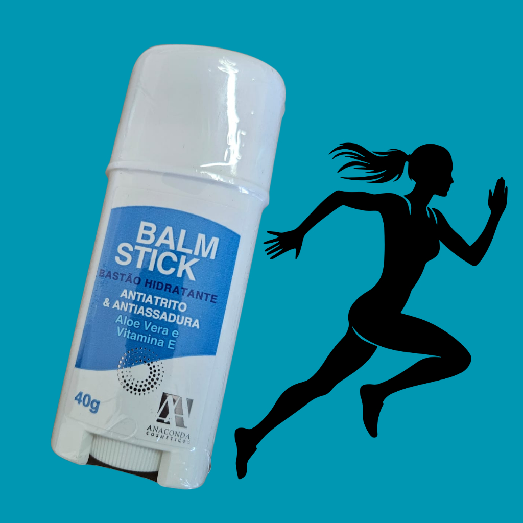 Balm Stick Bastão Hidratante Anti Atrito e Antiassadura Corrida Atleta Academia em Oferta na Shopee