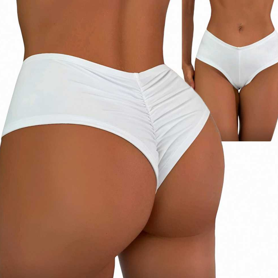 Short micro feminino curto empina bumbum confortável sensual cavado 3075 em Oferta na Shopee