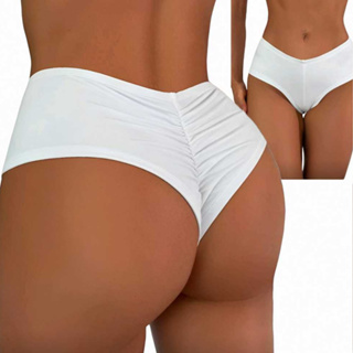 Short micro feminino curto empina bumbum confortável sensual cavado 3075 em Oferta na Shopee