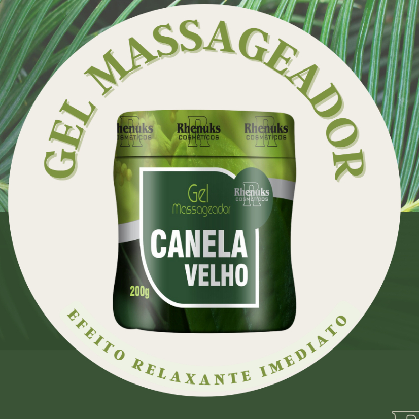 Gel Massageador Canela De Velho Alívio Dor Muscular Pescoço joelho e Lombar Gel para massagem