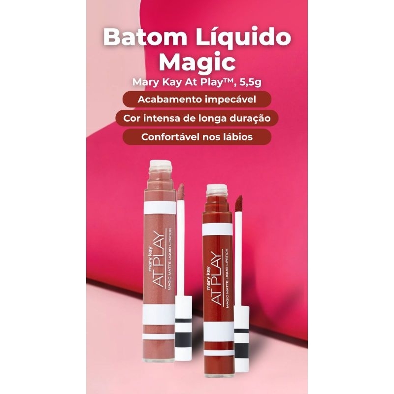batom cremoso e mate mary kay