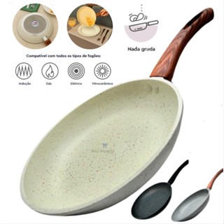 Frigideira Antiaderente Cerâmica 20cm e 24cm Não Gruda Indução Ovos Frita Sem Óleo em Oferta na Shopee