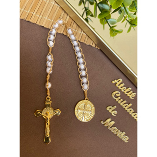 Terço Compacto Passante - Terço católico - Terço de Bolso, Terço Pequeno - Terço Nossa Senhora - Nossa Senhora Aparecida em Oferta na Shopee