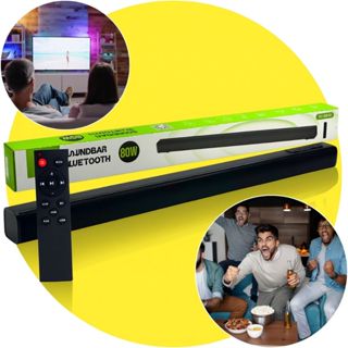 Sound bar Caixa de Som Bluetooth Home Teacher Som Tv Cinema P2 Soundbar Promoção em Oferta na Shopee