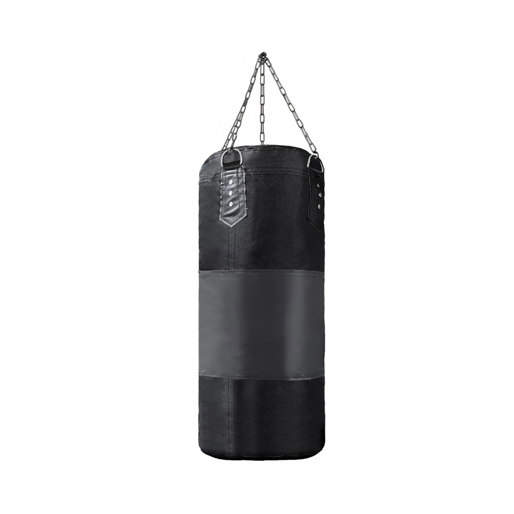 Saco de Pancadas Boxe Reforçado 80CM Corrente Treino Muay Thai MMA JustGoFit