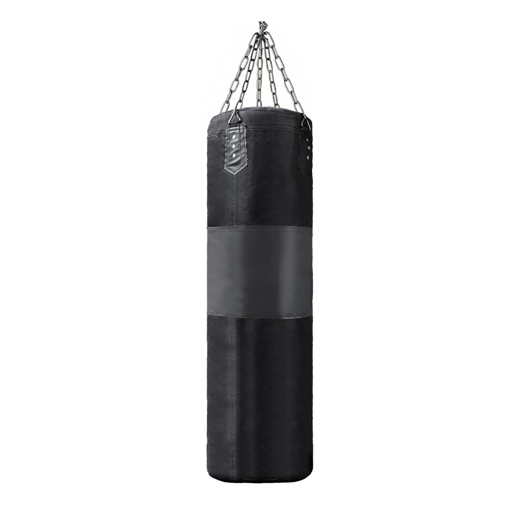 Saco de Pancadas Boxe Reforçado 120CM Corrente Treino Muay Thai MMA JustGoFit
