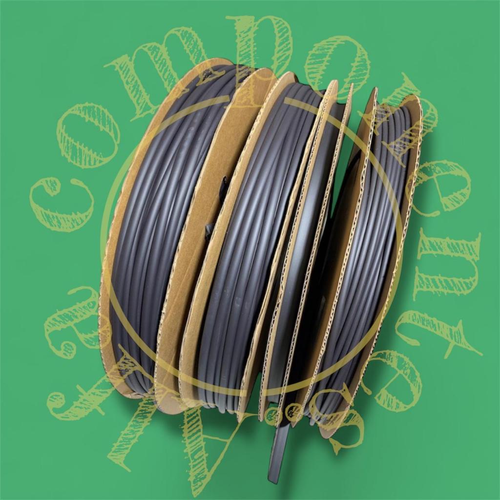 kit Espaguete tubo termo retrátil 1,5mm 2,5mm 3mm 4mm 4,5mm 6,0mm 7.5mm 9.5mm 1 metro de cada