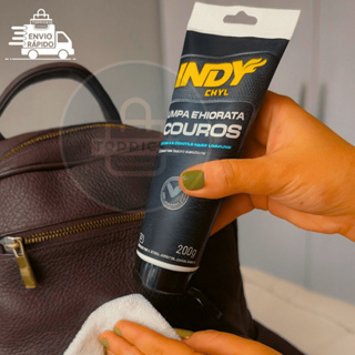 Limpa e Hidrata Couro Uso Automotivo Uso Em Jaqueta Casaco Sapato Mochila Bolsa Revitalizador De Couro 200g em Oferta na Shopee