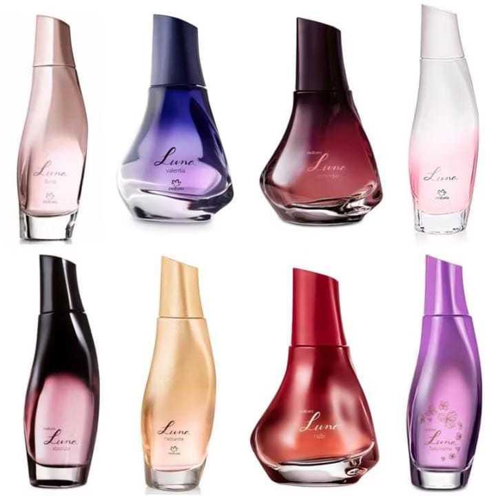 Colonia Luna Radiante, Ousadia, Divina, Coragem, Intenso, Absoluta, Confiante, Força, Luna, Ilumina, Fascinante 75ml