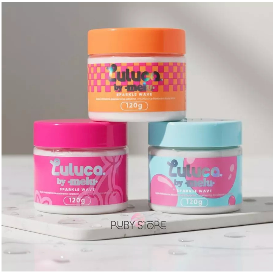 Luluca By Melu - Loção Hidratante Desodorante Corporal Sparkle Wave 120g em Oferta na Shopee