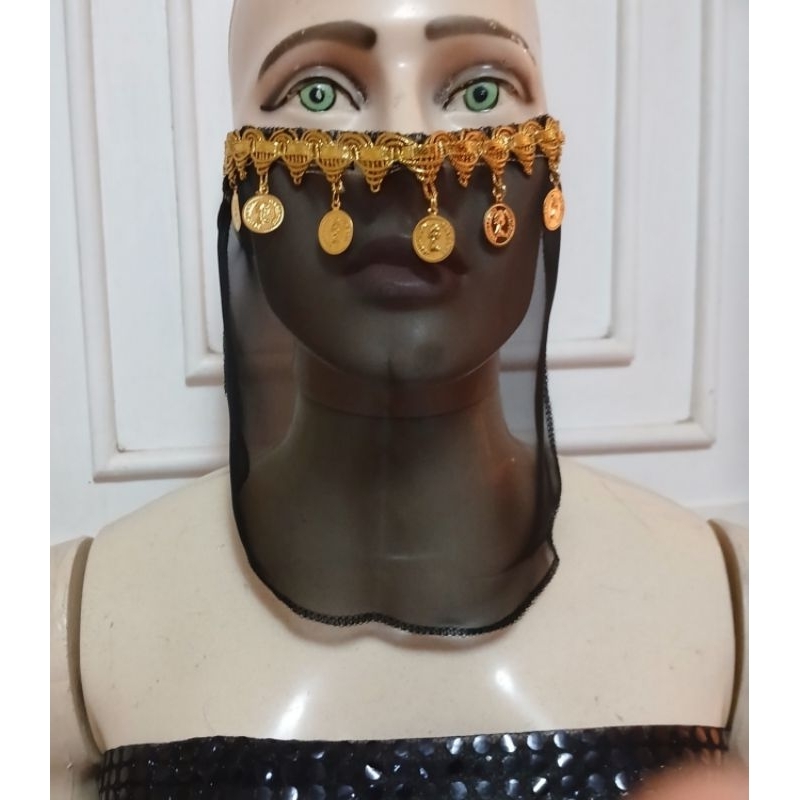 xadô véu de rosto dança do ventre Árabe em Oferta na Shopee