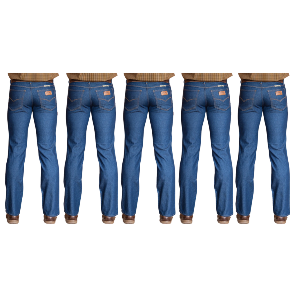 KIT COM 5 CALÇAS JEANS MASCULINA BASICA TRABALHO SERVIÇO LYCRA ESTILO BASIC