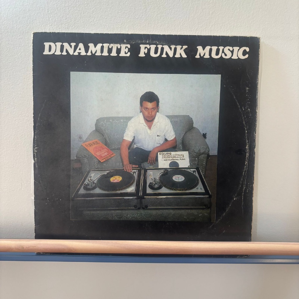 LP DJ Cuca – Dinamite Funk Music (1989) Disco de Vinil VG+