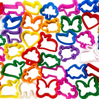 Cortador Molde para Massinha de Modelar Formas de 10 a 100 unidades Infantil Escolar em Oferta na Shopee