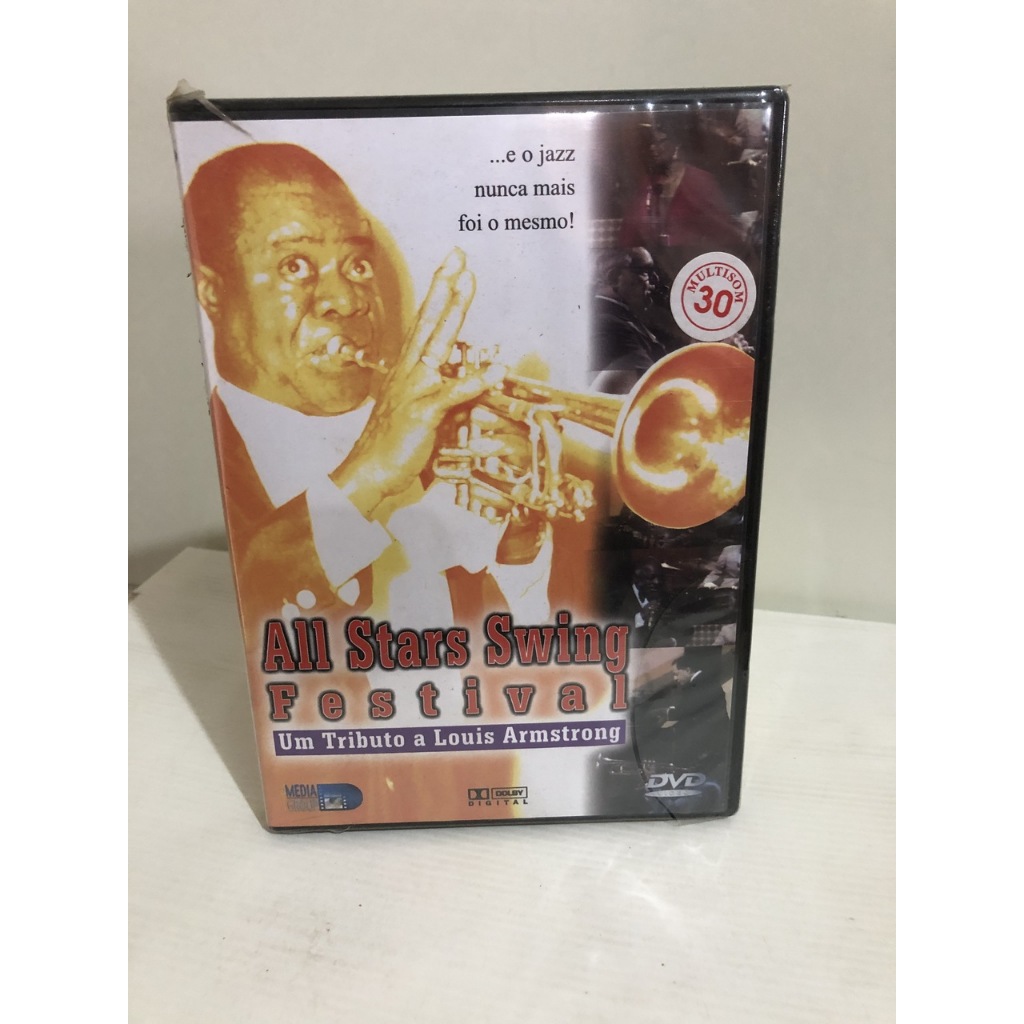 DVD Louis Armstrong – All Stars Swing Festival – 1972 – Lacrado