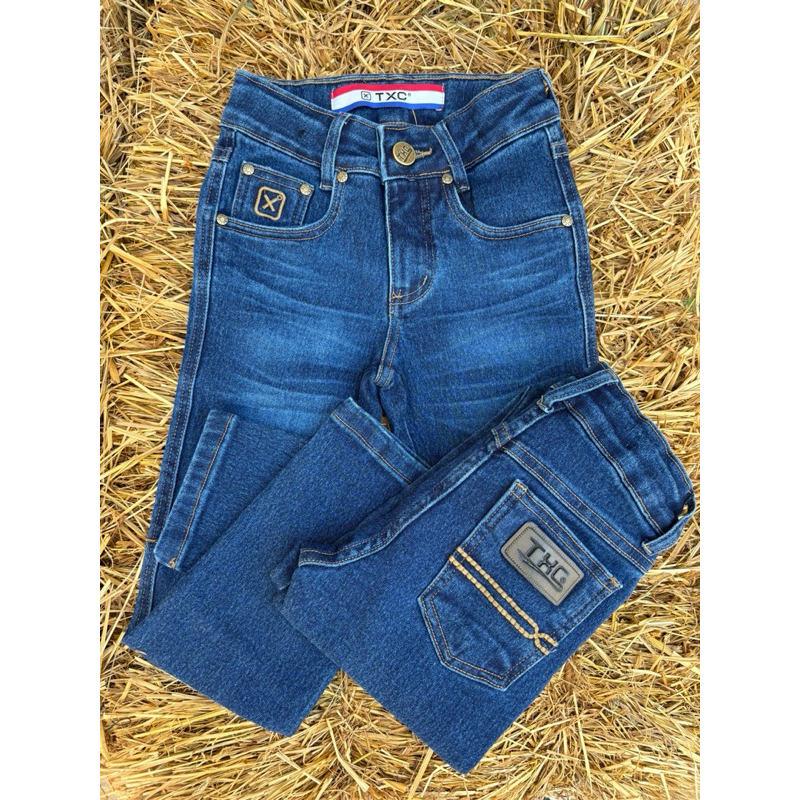 Calça Jeans INFANTIL Moda Country Pecuária é Rodeio Mini Cowboy TXC ,Wrangler e ARIAT em Oferta na Shopee