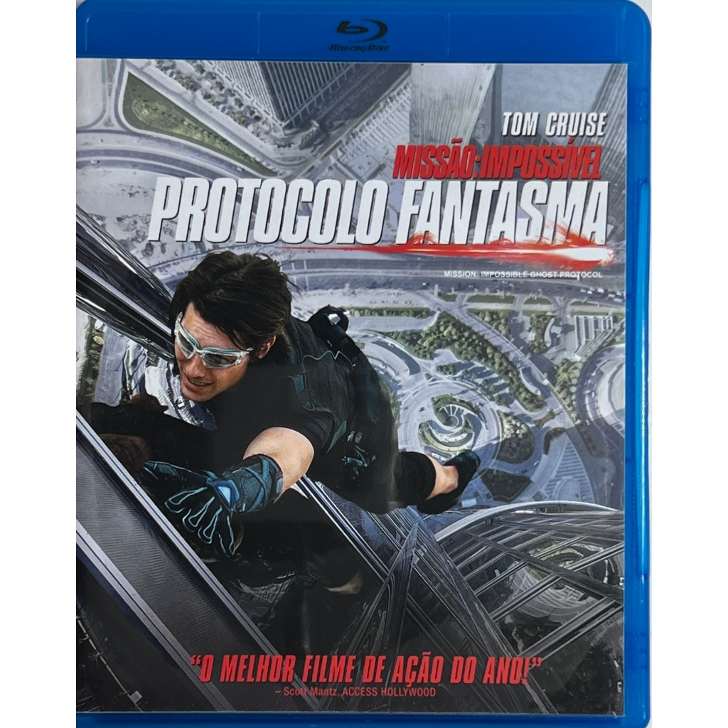 Blu-Ray - Missão Impossível - Protocolo Fantasma - Tom Cruise - Original