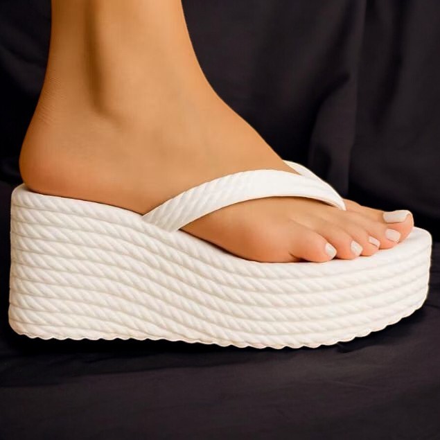 Tamanco Feminino | Marrocos, Plataforma Alta e Confortável | Antiderrapante promoção