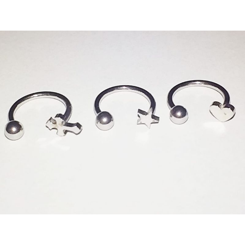 3 piercings ferraduras