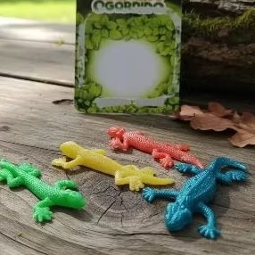 Lagarto Estica Gruda Gruda Sensorial 4 Peças Divertido em Oferta na Shopee