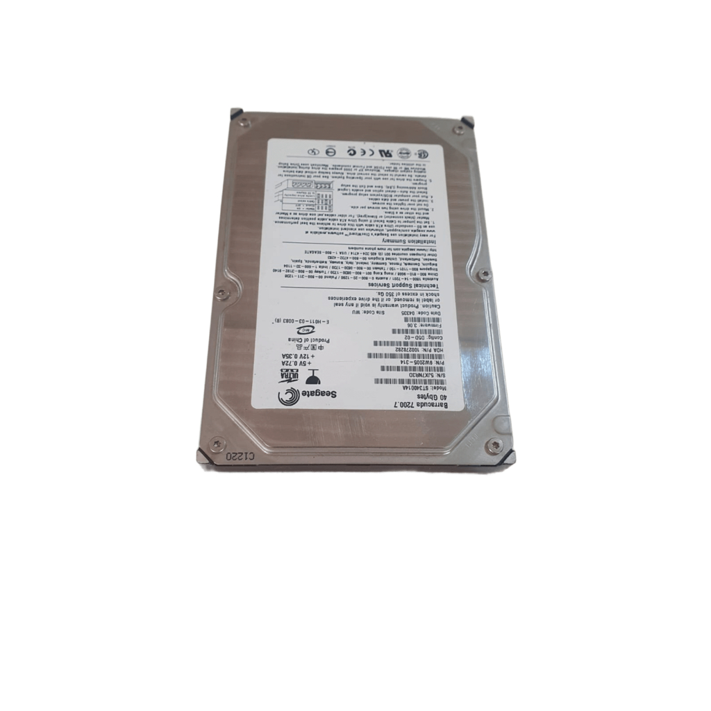 HD IDE PARA COMPUTADOR E NOTEBOOK com Relatório de BAD BLOCK e cabo IDE