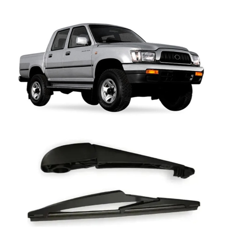 Braço e Palheta Limpador Traseira Completa para Hilux SW4 1997 até 2004
