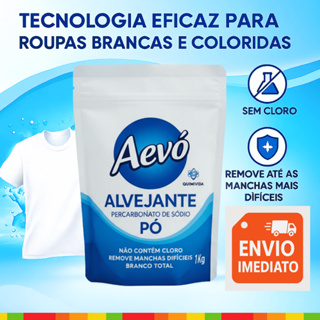 Percarbonato 1Kg Tira Manchas Alvejante Sem Cloro Percarbonato Ideal Para Roupas Brancas e Coloridas em Oferta na Shopee