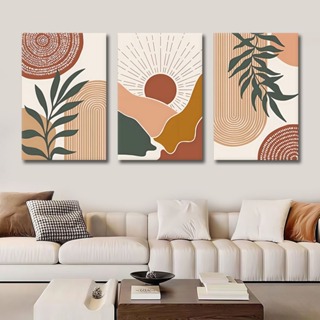 Kit 3 Quadros Decorativos Terra 120x60cm Instalação Sem Furos Decorar Sala Quarto Escritório​ em Oferta na Shopee