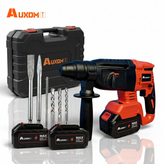 AUXOM Martelete Furadeira rompedor eletrico profissional 1350w Martelo de impacto Rompedor-2 Baterias em Oferta na Shopee