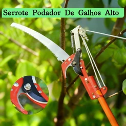 Serrote Podador De Galhos Altos 2em1 Poda E Serra Super Forte e Resistente