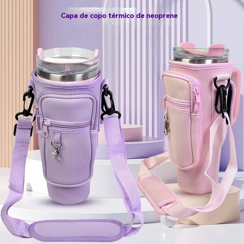 Capa para copos térmicos Com Alça De Ombro Perfeita Para Transporte — imagem 1