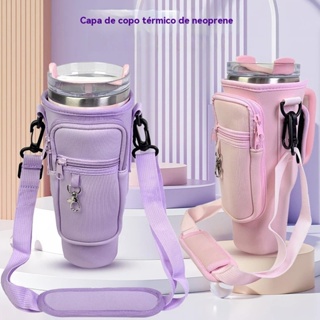 Capa para copos térmicos Com Alça De Ombro Perfeita Para Transporte em Oferta na Shopee