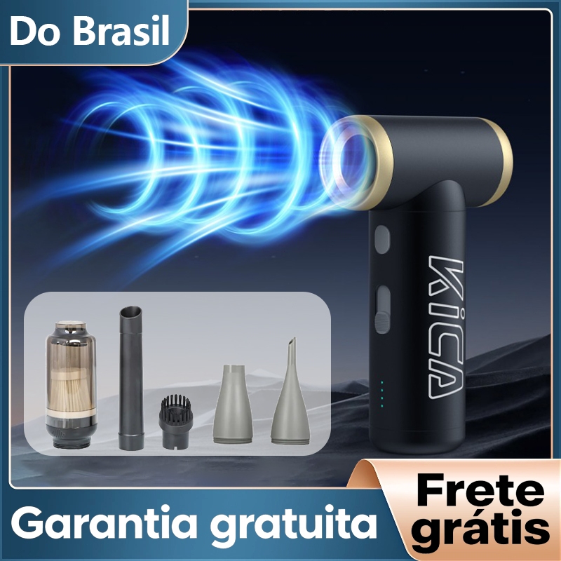 4 em 1 Mini Aspirador e Soprador Elétrico Turbo Ar Para Inflável E Aspirador